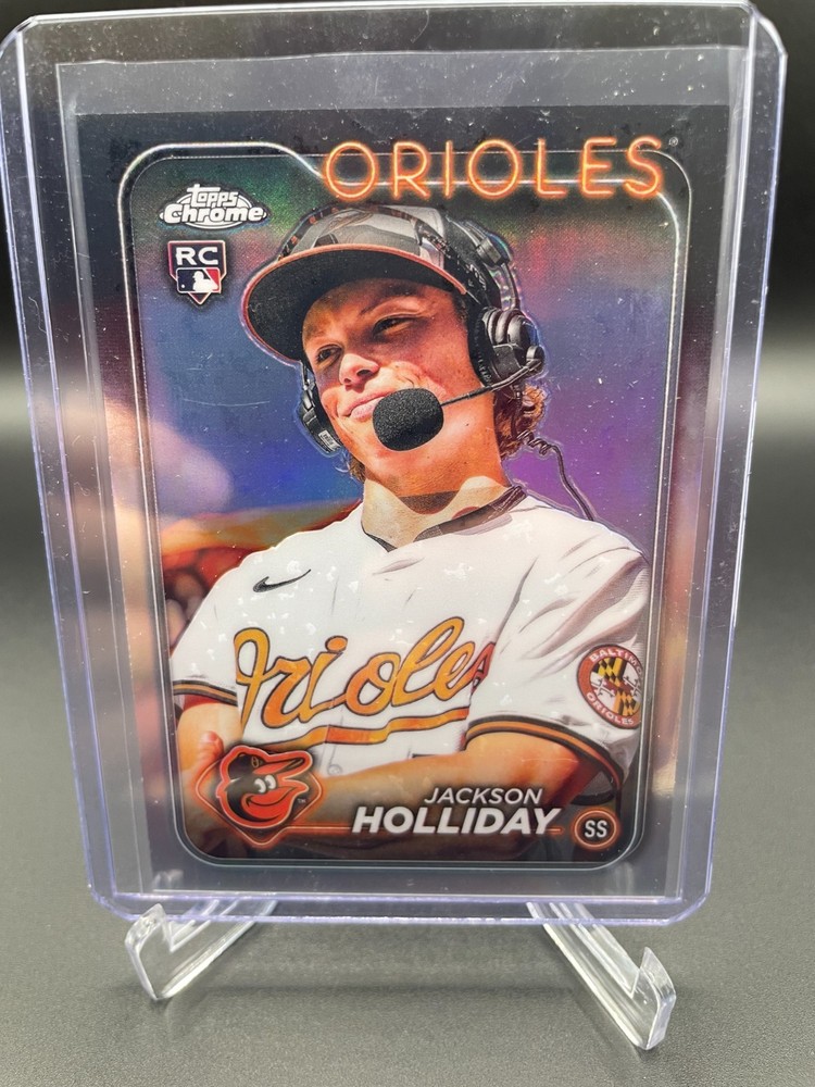 2024 Topps Chrome – Image Variation Jackson Holliday #88 Wearing Headset (RC)