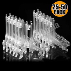 25-50Pack Card Stand 3″ Trading Card Stands Baseball Display Stand Holder US