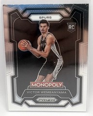 Panini 2023-24 Prizm Monopoly Victor Wembanyama RC Rookie Base Spurs #8