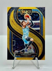2024-25 Panini Select LAMELO BALL Gold Glitter Premier #147 Hornets Case Hit SSP