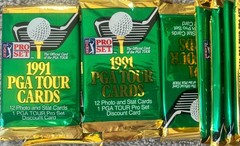 Vintage 1991 Pro Set PGA Tour Golf Trading Card 36 Packs Sealed New Authentic