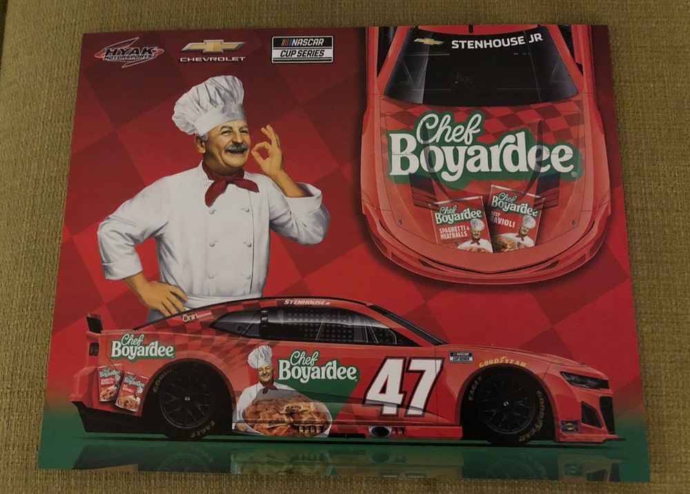 Nascar Driver #47 Ricky Stenhouse Jr. Chef Boyardee 2026 Postcard