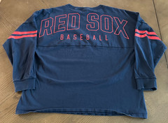 Victoria’s Secret PINK 5 Ocean Navy Boston Red Sox Baseball Spirit Jersey Size L