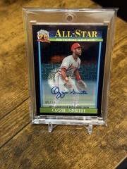 Topps Chrome 75 Years Ozzie Smith All-Star Auto #91ASC-12 /10