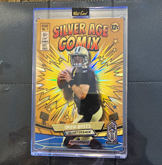 Wild Card 2026 Silver Age Comix Drew Brees Football Silver Insert JSACG05-DB