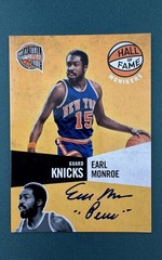 2009-10 Panini Basketball Hall of Fame – Monikers Earl “Pearl” Monroe #11 /199