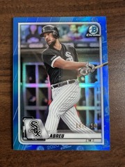 2020 Bowman Chrome Blue Refractors #99 Jose Abreu /150 White Sox