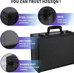 New Toploader Hard Case For 3″ x 4″ 35pt Sports Cards Storage Boxes Holds 600+
