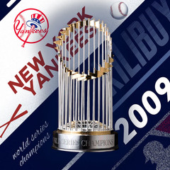 11.8” New York Yankees World Series Championship Trophy Replica Award 2009