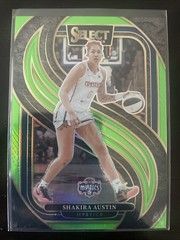 SHAKIRA AUSTIN Premier /75 #197 2025 Panini Select WNBA -NEON GREEN