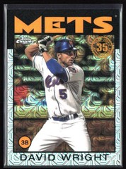2021 Topps #86TC-82 David Wright 1986 Topps Baseball 35th Anniversary Chrome