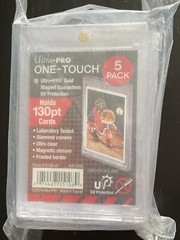 (5 Pack) Ultra Pro One-Touch 130pt Point Magnetic Holder UV Protection Brand New