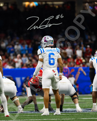 Trinidad Chambliss Auto 8×10 Signed Ole Miss Rebels Reprint Photo Sugar Bowl