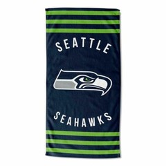 NFL Seattle Seahawks Stripes Beach Towel 30″ x 60″ Wholesale Lot $8.00 Free Ship