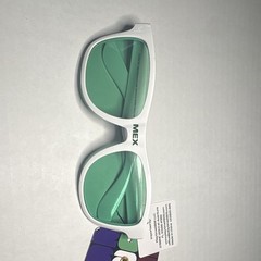 Official FIFA World Cup Mexico MEX UV400 Sunglasses White Green Mirror NW Tag