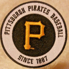 Pittsburgh Pirates 3.5″ Iron /Sew On Embroidered Patch Free Tracking!