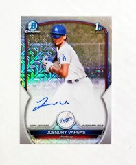 Joendry Vargas 2023 1st Bowman Chrome AUTO HTA Choice REFRACTOR 008/150 RC z2