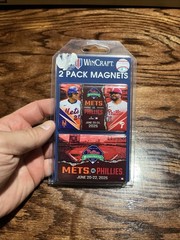 Phillies Vs Mets June 20-22, 2025 Series Magnets 2 Schwarber Soto CBP Exclusive