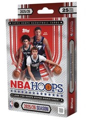 2025 26 Topps NBA Hoops Basketball Hanger Box – Factory Sealed