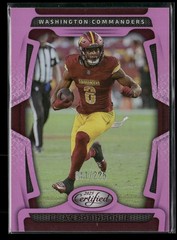 2025 Panini Certified #100 Brian Robinson Jr. Mirror Pink #/225