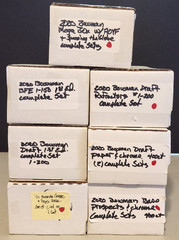 2020 Bowman Mega Lot 7 Complete Sets Chrome BP BCP BFE Draft Refractors 1500+