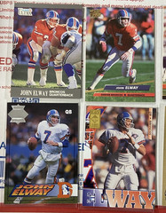 Lot of 6 John Elway 1991, 1992 & 1993 Fleer Ultra, 1994 & 1995 Collector’s Edge