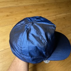 VTG Minnesota Timberwolves Nylon Dark Blue First Banks Trucker Snapback Hat 90s