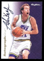 1996-97 Skybox Autographics Adam Keefe On Card Auto Nm/Mt/Mt a0120
