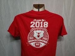 Cornell University Big Red Homecoming Class of 2018 Adult Medium Red TShirt