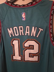 Ja Morant #12 Memphis Grizzlies RARE Throwback Teal Nike Swingman NWOT XL 52