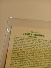 1986 1933 Goudey Sport Kings Gum Reprint – Jim Thorpe #6