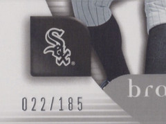 2005 Upper Deck Sp Authentic Auto Brandon McCarthy Rookie /185 White Sox #106