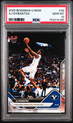 QTY 2025 Bowman U Now #39 AJ Dybantsa PSA 10 Gem Mint #1 NBA Draft Pick BYU RC