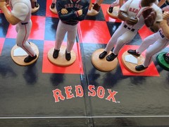 Boston Red Sox vs. New York Yankees Chess Set MLB RIVALRY 2004.