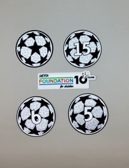 25/26 UEFA Champions League Sleeve Patch Set Madrid Munich Liverpool Barcelona