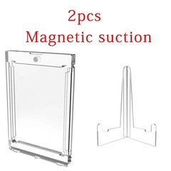 1-5 Pack Magnetic Trading Sports Card Holders 35pt One-Touch UV Protection Case