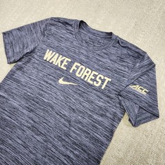Wake Forest Demon Deacons Shirt Women XS Player Issue ACC Nike Dri-Fit Gray NCAA