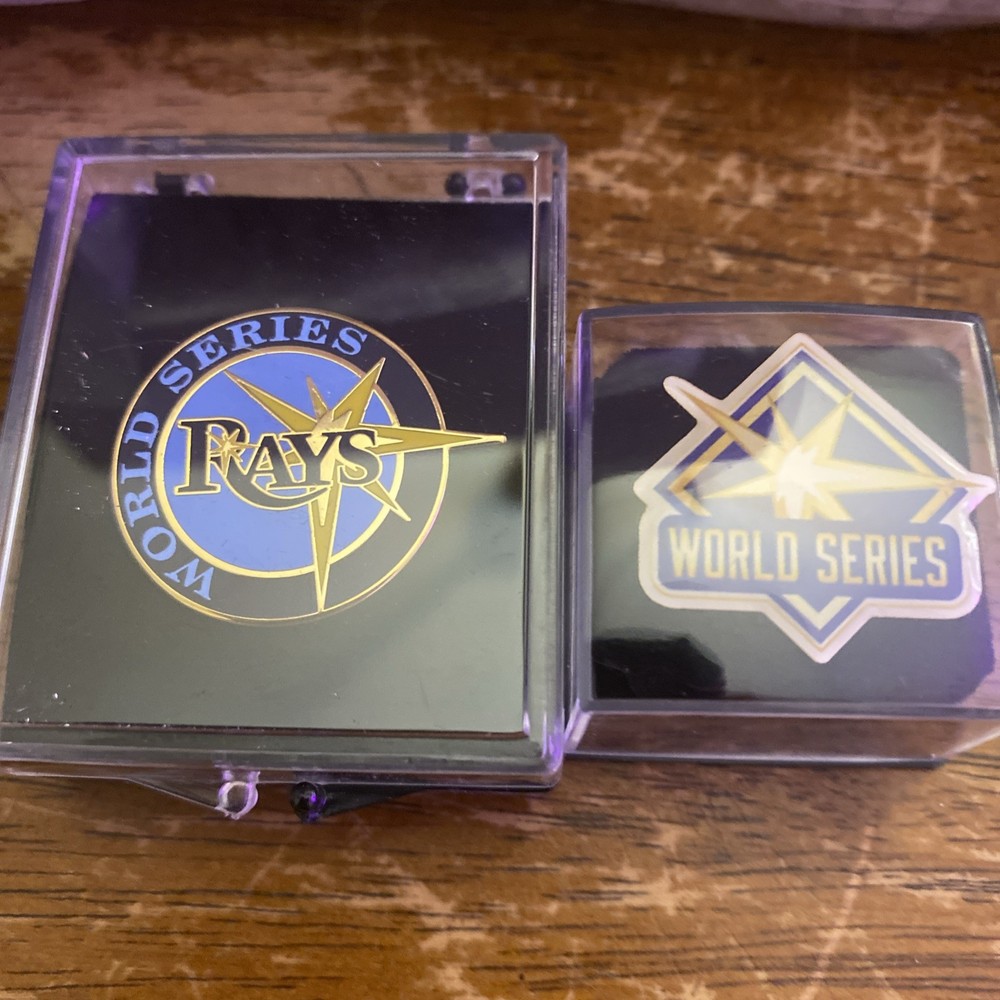 Tampa Bay Rays 2020 World Series Press Pins Tampa Bay Rays vs L.A. Dodgers🆕️⚾️