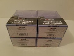 BCW 3×4 3.5mm Thick Card Toploaders 4 Packs of 10- up to 138pt Cards – 40 Total