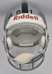 Oakland Raiders Tim Brown Signed Mini Helmet Riddell Autograghed