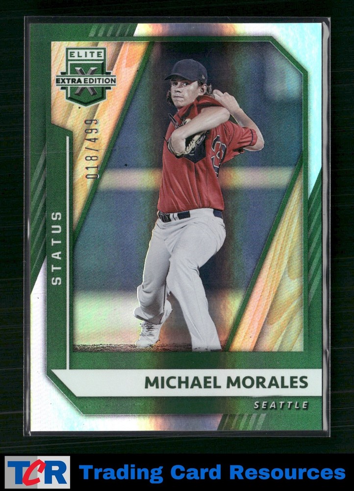 2021 Panini Elite Extra Edition #83 Michael Morales Status Green #/499