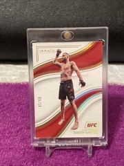 2023 PANINI IMMACULATE COLLECTION UFC JUSTIN GAETHJE #87 GOLD PARALLEL SSP# 9/10