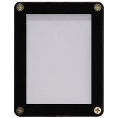 Ultra Pro Black Framed Border 4-Screw 1-Card Screwdown Card Holder Recessed