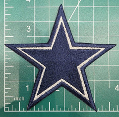 Large 9″ Dallas Cowboys Iron /Sew On Embroidered Patch Football Logo NFL jacket