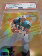 1998 Fleer Brilliants – Dan Marino #70TG 24 Kt. Gold /24