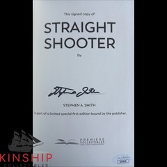 Stephen A Smith signed Straight Shooter Book JSA COA ESPN Broadcast Auto EQTY