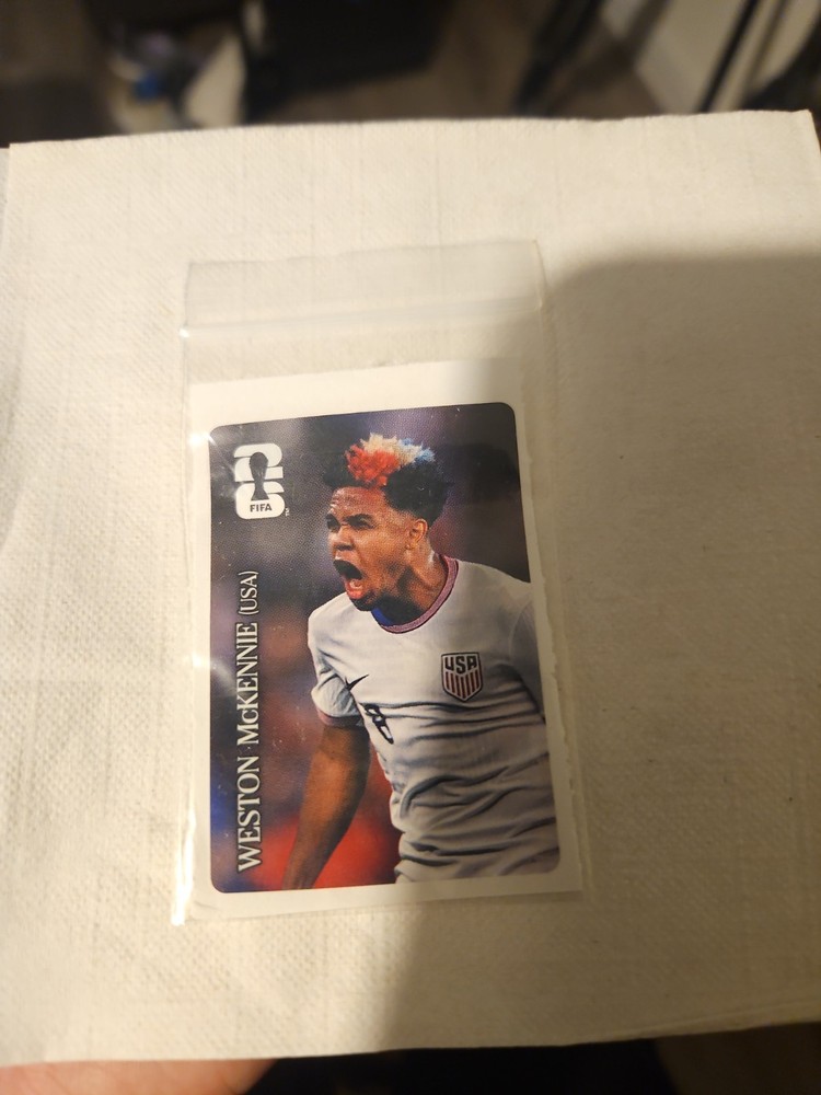 FIFA 2026 Coca Cola Collectible Sticker (Weston McKennie USA)