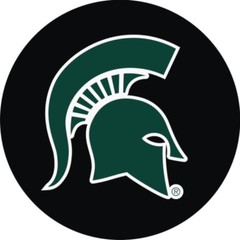 MICHIGAN STATE SPARTANS large Logo Souvenir PUCK – B1G TEN – #2L