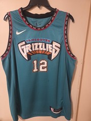 Ja Morant #12 Memphis Grizzlies RARE Throwback Teal Nike Swingman NWOT XL 52