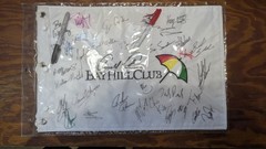 Arnold Palmer’s Bay Hill Club Golf Pin Flag, Multi Signed by PGA Tour Players